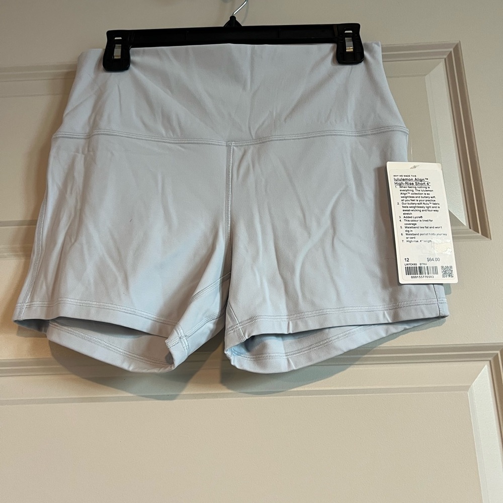 Lululemon Athletica Gray Athletic Shorts High-Rise Fitted